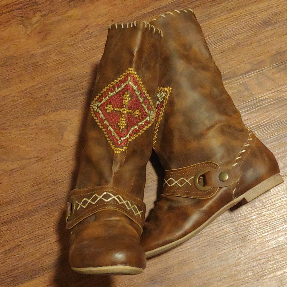 Embroidered Boots